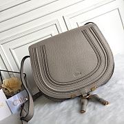 Kitlife Chloe Marcie Crossbody Bag in Grey Calfskin 24x20x10cm - 1