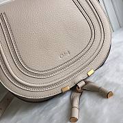 Kitlife Chloe Marcie Crossbody Bag in Off-White Calfskin 24x20x10cm  - 5