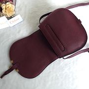 Kitlife Chloe Marcie Crossbody Bag in Burgundy Calfskin 24x20x10cm  - 6