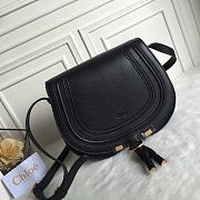 Kitlife Chloe Marcie Crossbody Bag in Black Calfskin 24x20x10cm  - 1