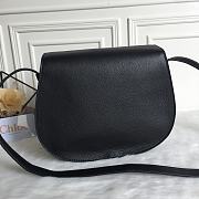 Kitlife Chloe Marcie Crossbody Bag in Black Calfskin 24x20x10cm  - 2