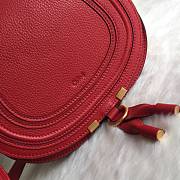 Kitlife Chloe Marcie Crossbody Bag in Red Calfskin 24x20x10cm - 5