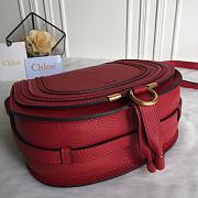 Kitlife Chloe Marcie Crossbody Bag in Red Calfskin 24x20x10cm - 4
