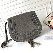 Kitlife Chloe Marcie Crossbody Bag in Dark Grey Calfskin 24x20x10cm - 1
