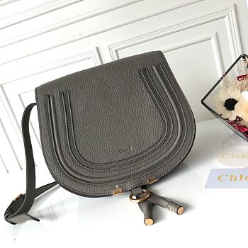 Kitlife Chloe Marcie Crossbody Bag in Dark Grey Calfskin 24x20x10cm
