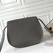 Kitlife Chloe Marcie Crossbody Bag in Dark Grey Calfskin 24x20x10cm - 6