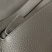 Kitlife Chloe Marcie Crossbody Bag in Dark Grey Calfskin 24x20x10cm - 2