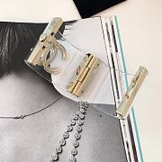 Kitlife Chanel Lucite Pearl CC Cuff  - 2