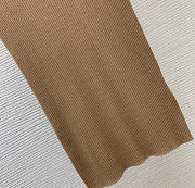 Kitlife Dior Tank Top Beige Ribbed Cotton Jersey - 3