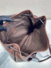 Kitlife Prada Route Large Leather Bag Cocoa Brown 1BC293 39x33cm - 5