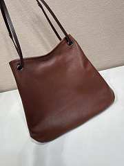 Kitlife Prada Route Large Leather Bag Cocoa Brown 1BC293 39x33cm - 3