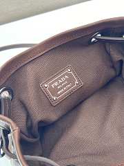 Kitlife Prada Route Mini Leather Bag Cocoa Brown 1BH288 25x24cm - 3