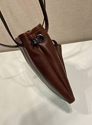 Kitlife Prada Route Mini Leather Bag Cocoa Brown 1BH288 25x24cm - 5