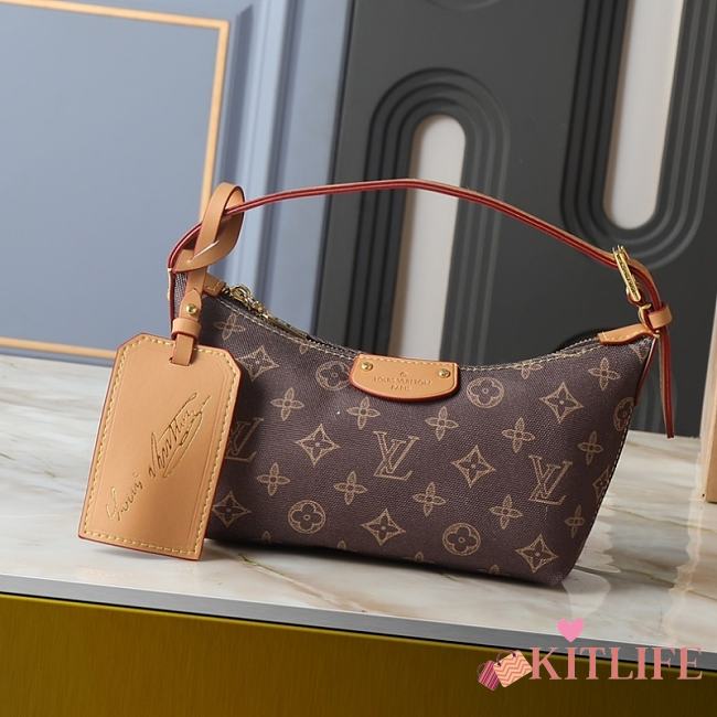 Kitlife Louis Vuitton Pochette Hills Bag Brown Monogram M27509 18.5x11x6.5cm  - 1