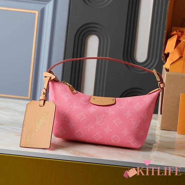 Kitlife Louis Vuitton Pochette Hills Bag Monogram Origine Rose Ruban M82949 18.5x11x6.5cm  - 1