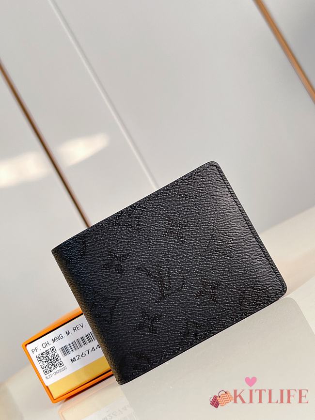 Kitlife Louis Vuitton Multiple Wallet Black M26744 11.5x9x1.5cm - 1