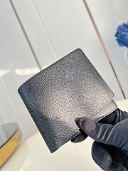 Kitlife Louis Vuitton Multiple Wallet Black M26744 11.5x9x1.5cm - 3