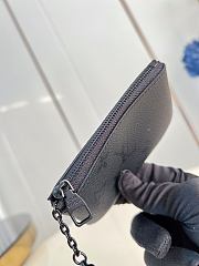 Kitlife Louis Vuitton Key Pouch Black M26776 12x7x1.5cm - 4