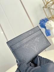 Kitlife Louis Vuitton Double Card Holder Black M26734 11x7x1.5cm - 4