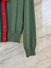 Kitlife Gucci Knit Wool Cashmere Cardigan With Web  - 6
