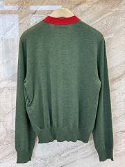 Kitlife Gucci Knit Wool Cashmere Cardigan With Web  - 5