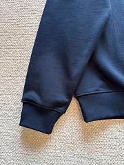 Kitlife Gucci Cotton Jersey Sweatshirt With Embroidery Dark Blue  - 3