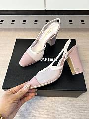 Kitlife Chanel Pink Cap Toe CC Slingback Sandals - 3