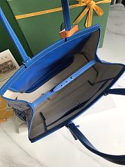 Kitlife Goyard Bellechasse Biaude Tote Bag Blue 36x15x27cm  - 3