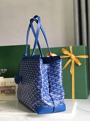 Kitlife Goyard Bellechasse Biaude Tote Bag Blue 36x15x27cm  - 2