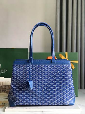 Kitlife Goyard Bellechasse Biaude Tote Bag Blue 36x15x27cm 