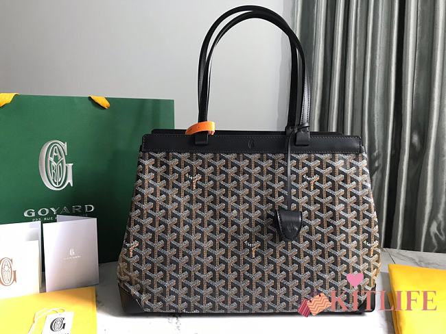 Kitlife Goyard Bellechasse Biaude Tote Bag Black 36x15x27cm - 1