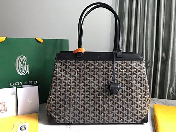 Kitlife Goyard Bellechasse Biaude Tote Bag Black 36x15x27cm