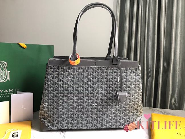 Kitlife Goyard Bellechasse Biaude Tote Bag Grey 36x15x27cm  - 1