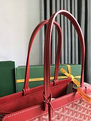 Kitlife Goyard Bellechasse Biaude Tote Bag Red 36x15x27cm  - 6