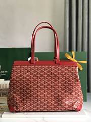 Kitlife Goyard Bellechasse Biaude Tote Bag Red 36x15x27cm  - 5