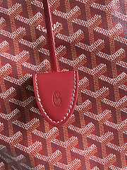 Kitlife Goyard Bellechasse Biaude Tote Bag Red 36x15x27cm  - 3