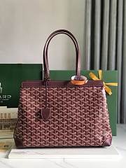 Kitlife Goyard Bellechasse Biaude Tote Bag Burgundy 36x15x27cm  - 1