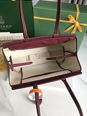 Kitlife Goyard Bellechasse Biaude Tote Bag Burgundy 36x15x27cm  - 6