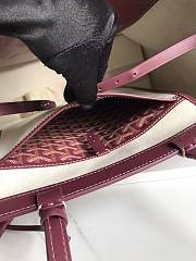 Kitlife Goyard Bellechasse Biaude Tote Bag Burgundy 36x15x27cm  - 5