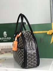 Kitlife Goyard Vintage Bowling Bag Black 35×23×10.5cm - 6