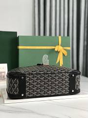 Kitlife Goyard Vintage Bowling Bag Black 35×23×10.5cm - 3