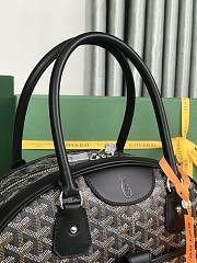 Kitlife Goyard Vintage Bowling Bag Black 35×23×10.5cm - 2