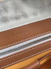 Kitlife Goyard Vintage Bowling Bag Black & Brown 35×23×10.5cm  - 6