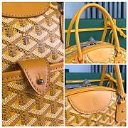 Kitlife Goyard Vintage Bowling Bag Yellow 35×23×10.5cm  - 2