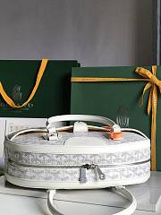 Kitlife Goyard Vintage Bowling Bag White 35×23×10.5cm  - 2