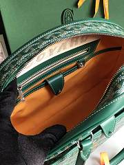 Kitlife Goyard Vintage Bowling Bag Green 35×23×10.5cm  - 4