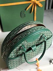 Kitlife Goyard Vintage Bowling Bag Green 35×23×10.5cm  - 3