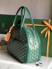Kitlife Goyard Vintage Bowling Bag Green 35×23×10.5cm  - 2