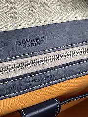 Kitlife Goyard Vintage Bowling Bag Dark Blue 35×23×10.5cm  - 4