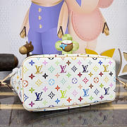 Kitlife Louis Vuitton x TM Neverwoof MM Bag White Multicolor M27839 31x14x28cm - 6